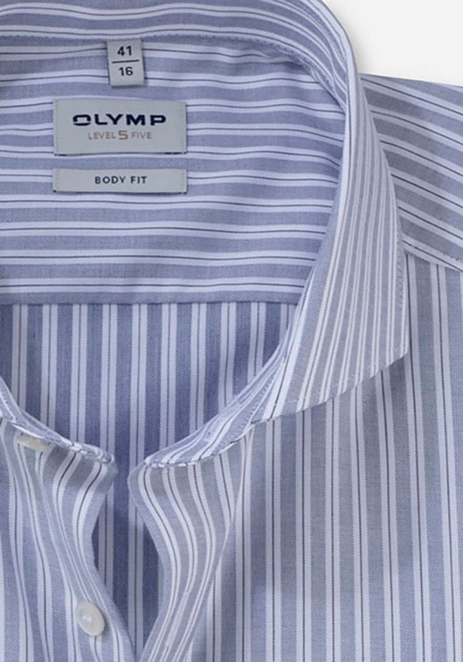 OLYMP Businesshemd Level 5 modisch gestreift – Bild 2 von 4