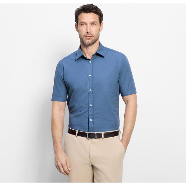 OLYMP Kurzarmhemd Casual Freizeithemd, regular fit, Kentkragen