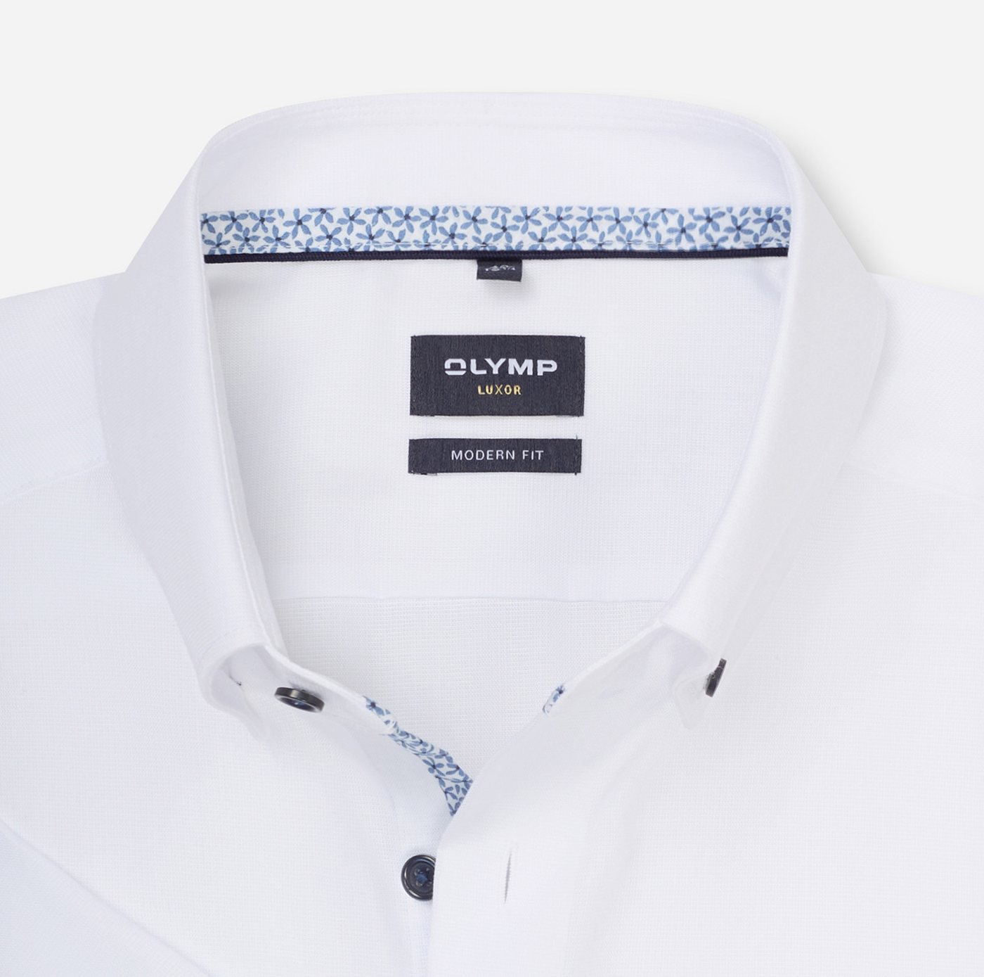 OLYMP Kurzarmhemd Luxor Businesshemd, modern fit, Button-down-Kragen – Bild 5 von 5