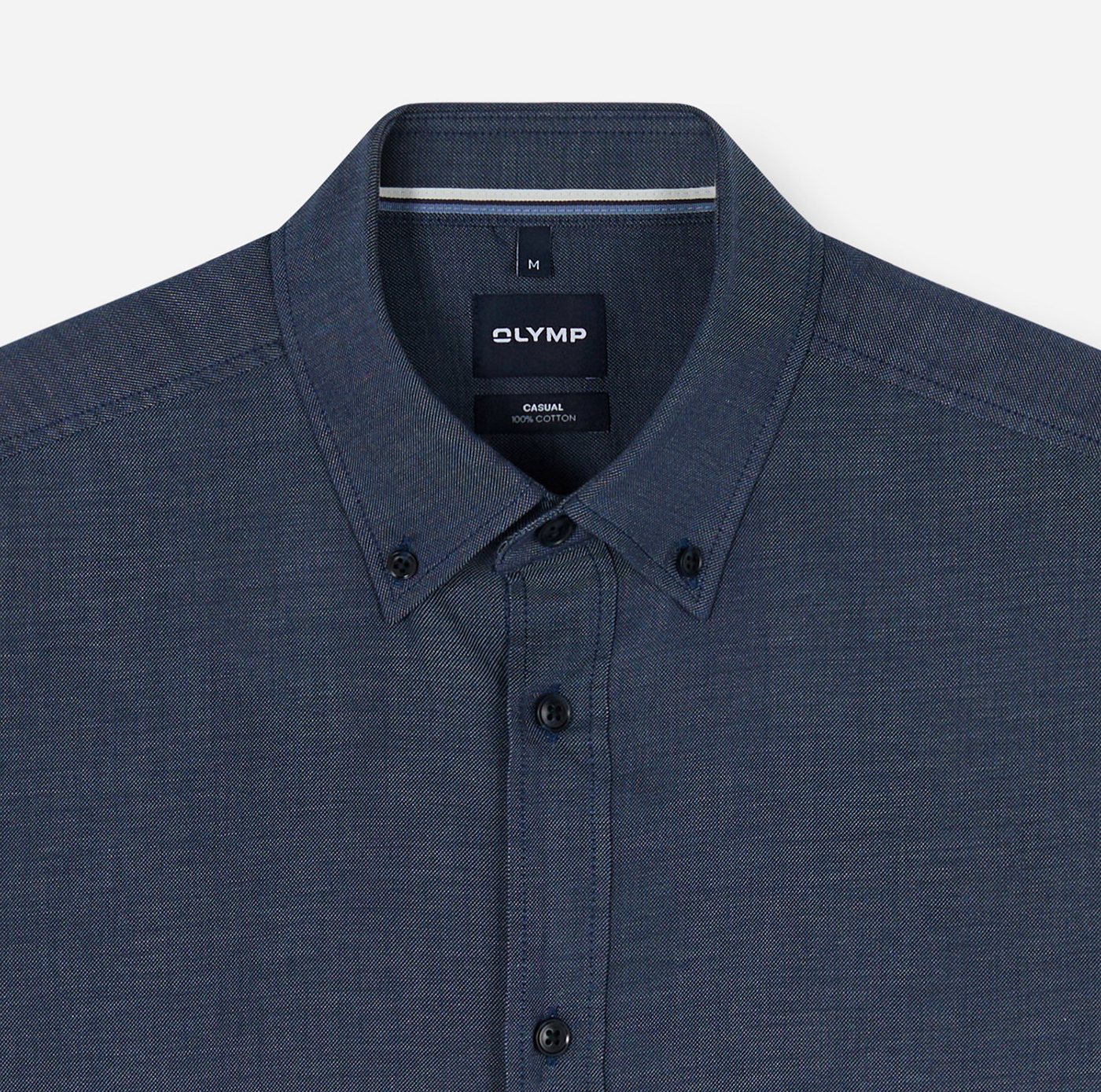 OLYMP Langarmhemd Casual Button-down-Kragen, regular fit – Bild 3 von 3