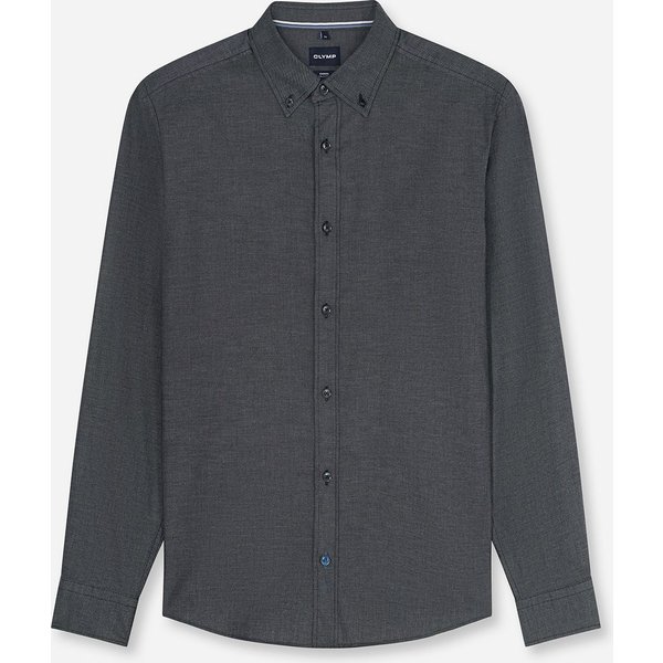 OLYMP Langarmhemd Casual Button-down-Kragen, regular fit