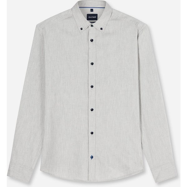 OLYMP Langarmhemd Casual Button-down-Kragen, regular fit