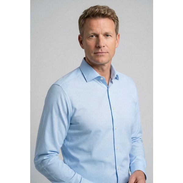 OLYMP Langarmhemd Luxor 24/Seven Businesshemd, Jersey, modern fit, New Kentkragen