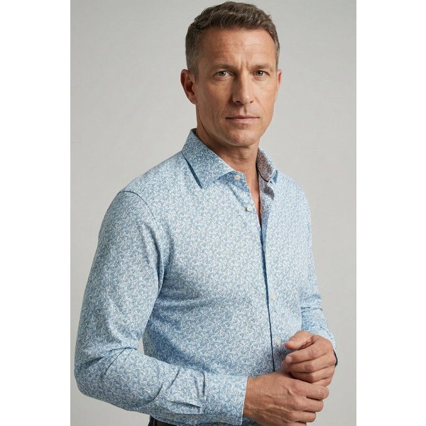 OLYMP Langarmhemd Luxor Businesshemd, Global-Kentkragen, modern fit