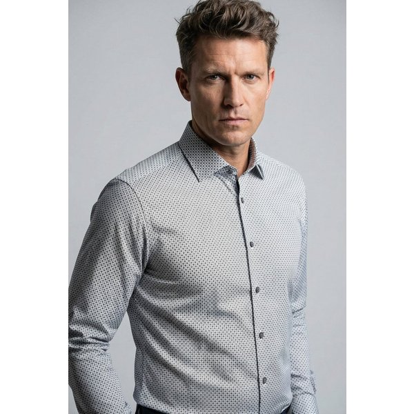 OLYMP Langarmhemd No 6 Businesshemd, super slim, New York Kentkragen