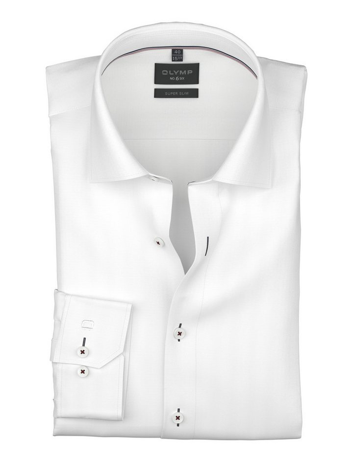 OLYMP Langarmhemd No 6 six super slim, Kentkragen, Businesshemd – Bild 2 von 5