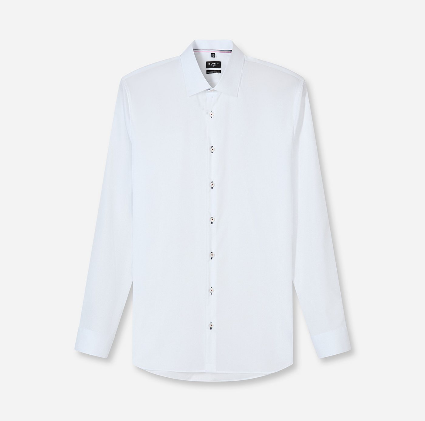 OLYMP Langarmhemd No 6 six super slim, Kentkragen, Businesshemd – Bild 3 von 5