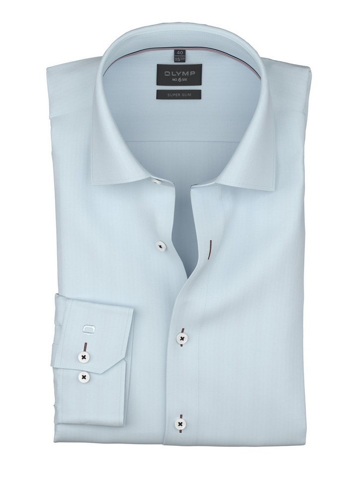 OLYMP Langarmhemd No 6 six super slim, Kentkragen, Businesshemd – Bild 3 von 5
