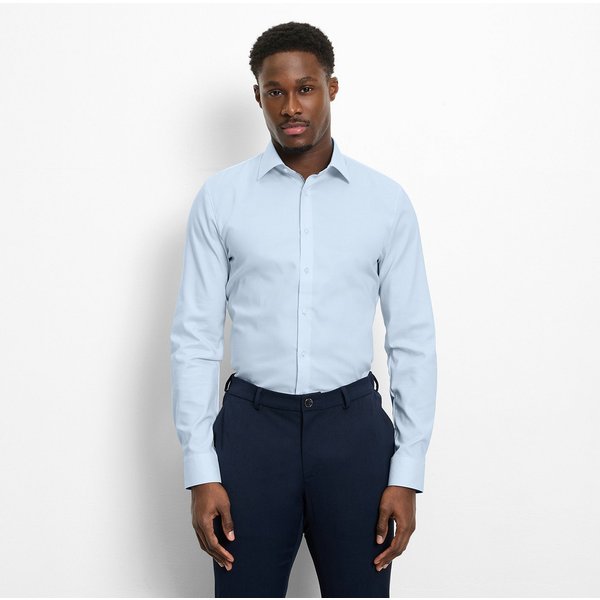 OLYMP Langarmhemd No 6 six super slim, Kentkragen, Businesshemd