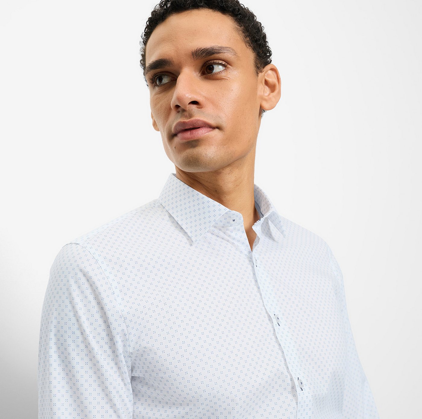 OLYMP Langarmhemd No. Six Businesshemd, super slim, Kentkragen – Bild 2 von 5