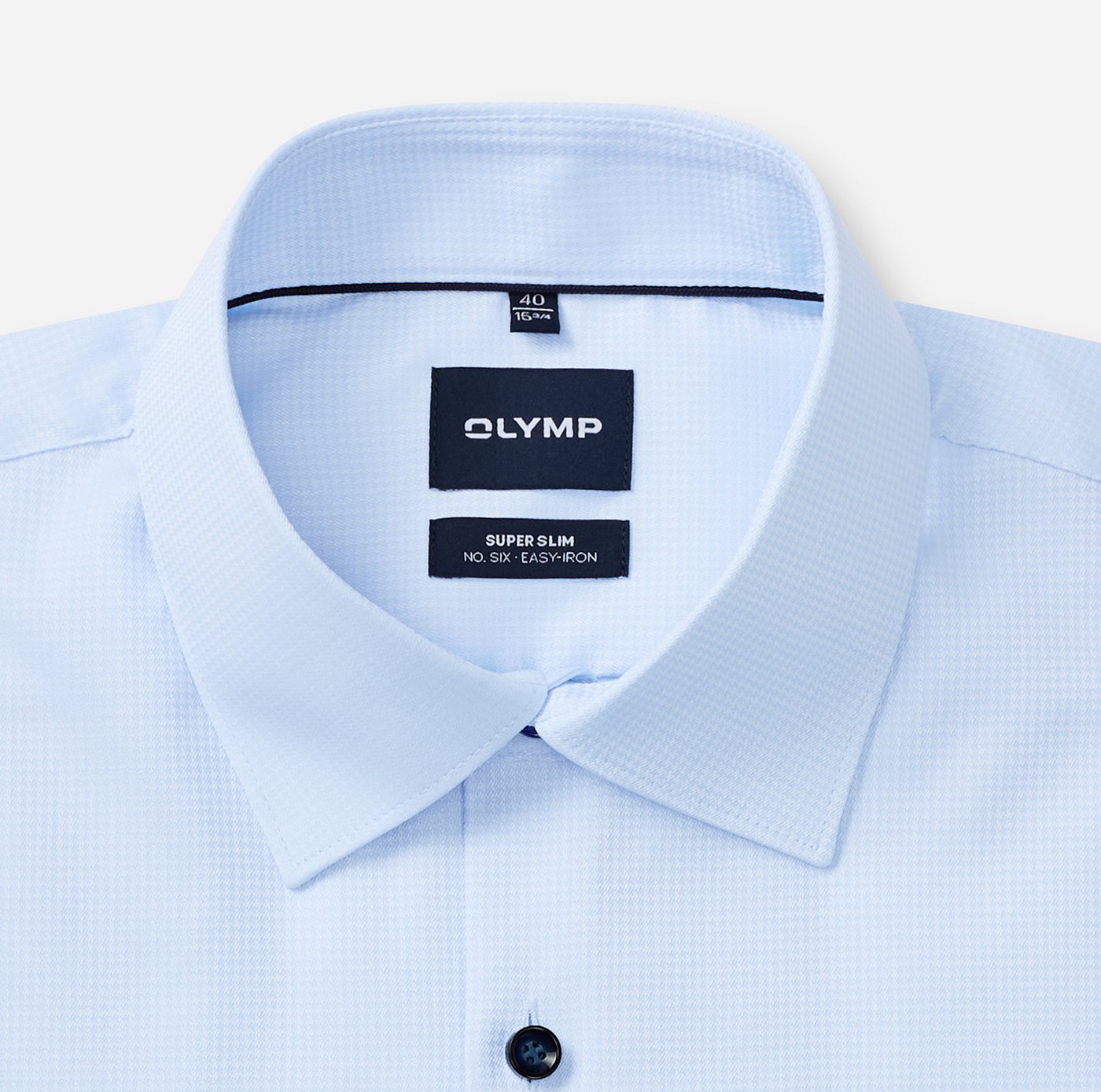 OLYMP Langarmhemd No. Six Businesshemd, Kentkragen, Super Slim – Bild 4 von 5