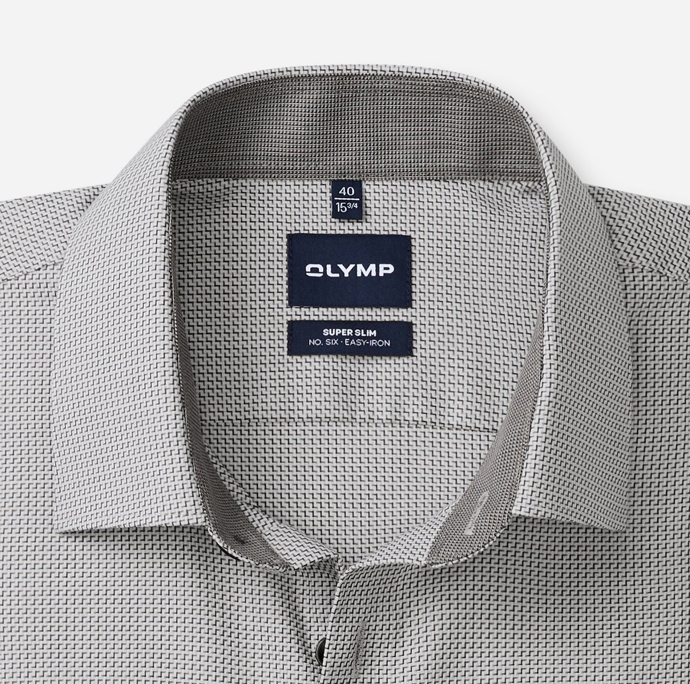 OLYMP Langarmhemd No. Six Businesshemd, Kentkragen, Super Slim – Bild 4 von 5