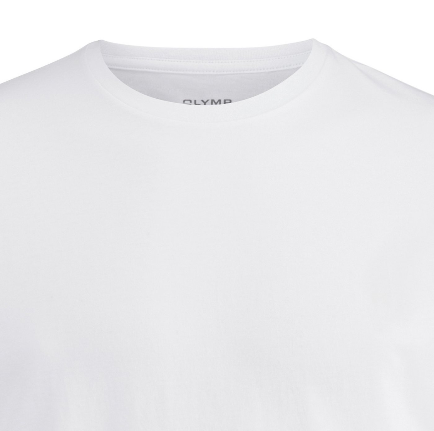 OLYMP T-Shirt (Packung, 3-tlg., 3er) Rundhalsausschnitt, modern fit, reine Baumwolle – Bild 4 von 4