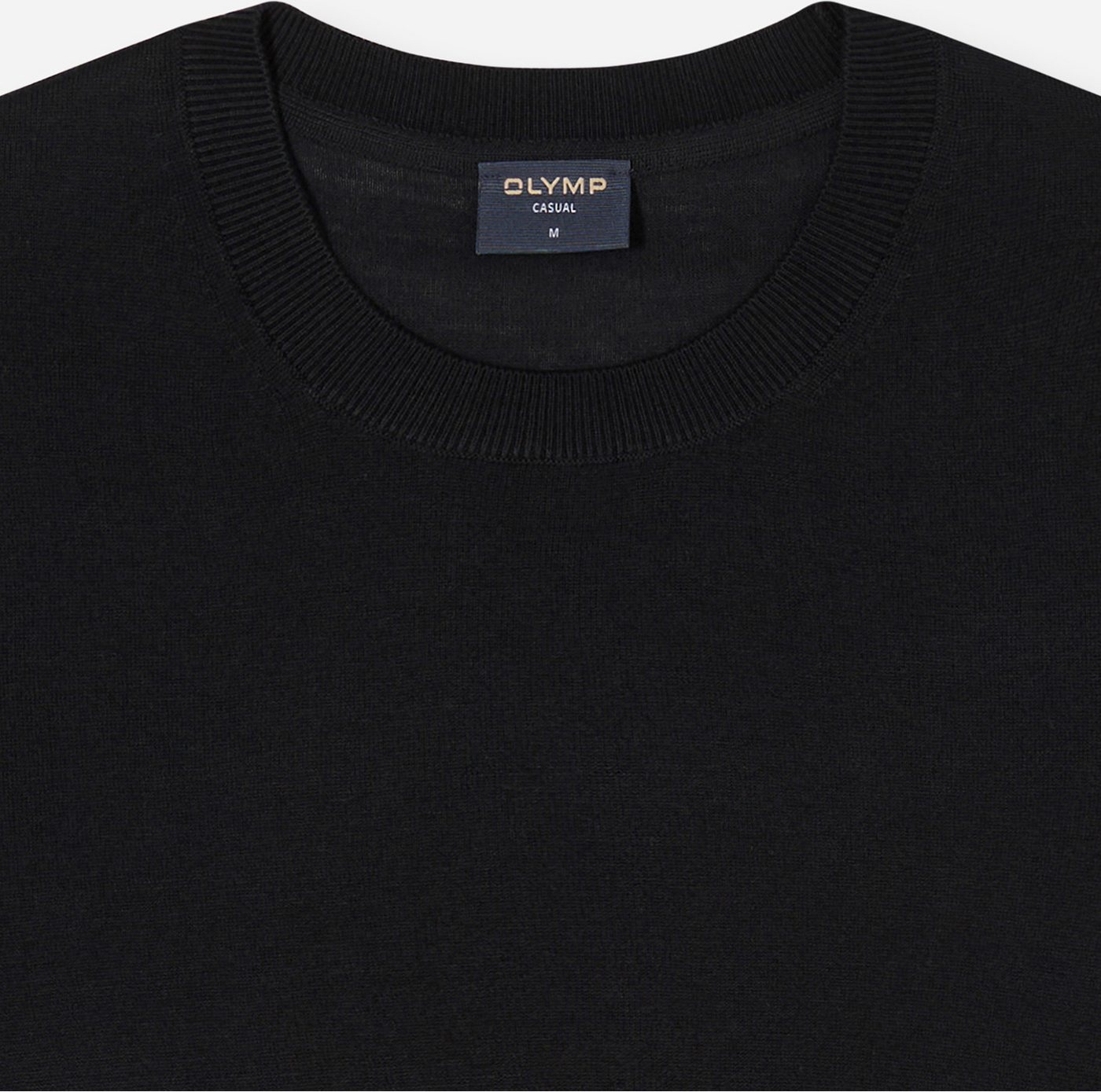 OLYMP T-Shirt Rundhals, Strick, normale Passform – Bild 4 von 4