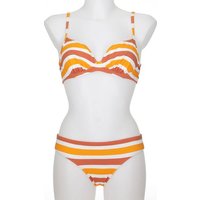 OLYMPIA Damen Bikini Bikini, Größe 36C in Orange