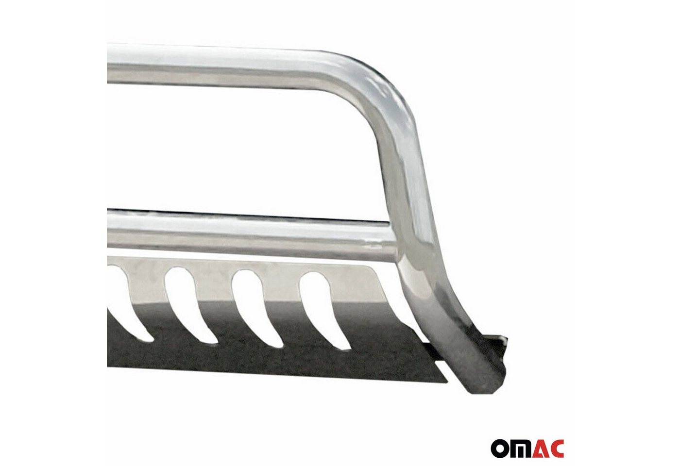 OMAC Frontstoßstange Frontbügel fürsubishi ASX 2012-2017 ABE Edelstahl Silber, 1-St., Rostfrei,Wasserfest,Langlebig,Haltbar – Bild 5 von 5