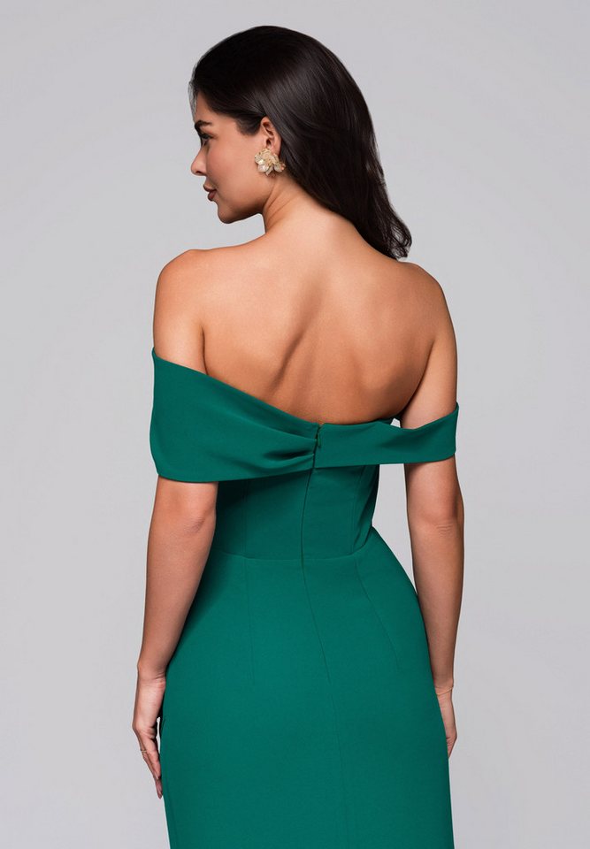 OMBRE Abendkleid Abendkleid mit Carmen-Ausschnitt – Bild 5 von 5