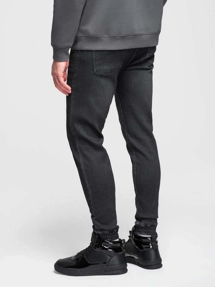 OMBRE Jeansjeggings Jeans-Jogger mit elastischem Bund – Bild 4 von 5