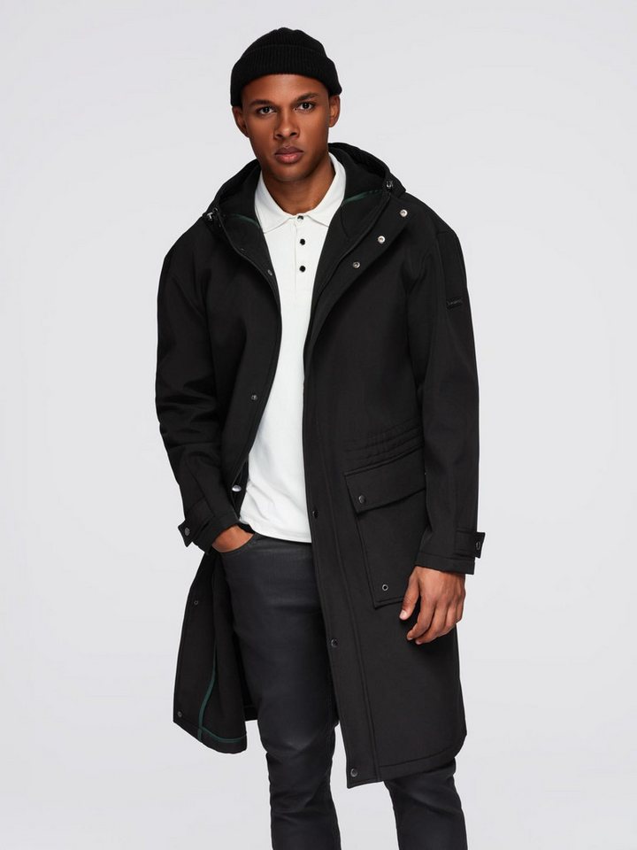 OMBRE Parka Herrenparka mit Fleecefutter und Taillenregulierung rückseitiger Schlitz – Bild 4 von 5