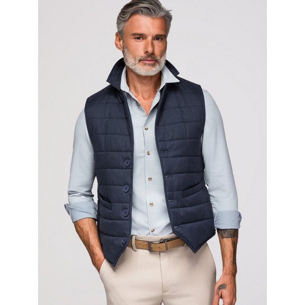 OMBRE Steppweste Quintessence Damen-Steppweste mit Slim Fit Taillenregulierung hinten mittels Gürtel und Knöpfen