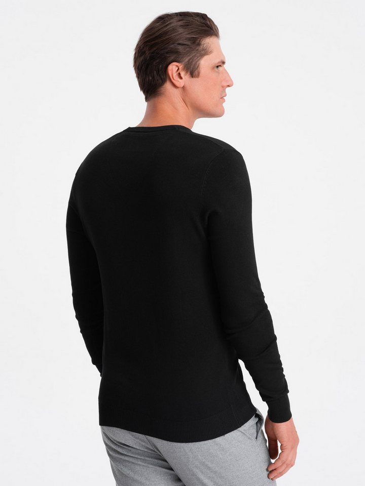 OMBRE V-Ausschnitt-Pullover Eleganter Herrenpullover mit V-Ausschnitt – Bild 5 von 5
