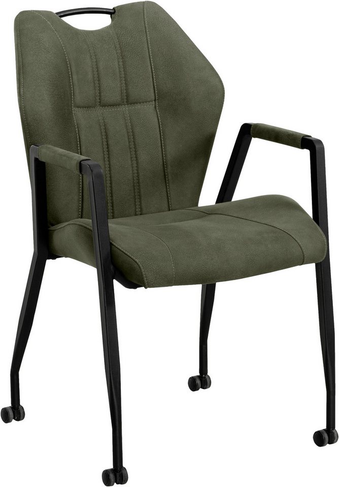 OMG Design Armlehnstuhl Point (Set, 2 St), Esszimmerstuhl mit Rollen, Bürostuhl – Bild 3 von 5