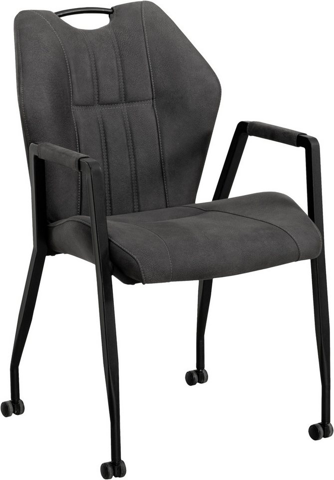 OMG Design Armlehnstuhl Point (Set, 2 St), Esszimmerstuhl mit Rollen, Bürostuhl – Bild 4 von 5