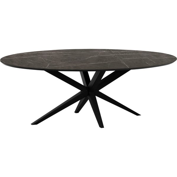 OMG Design Esstisch Wellington (1-St), Hochwertige Melamin-Tischplatte mit Metallgestell