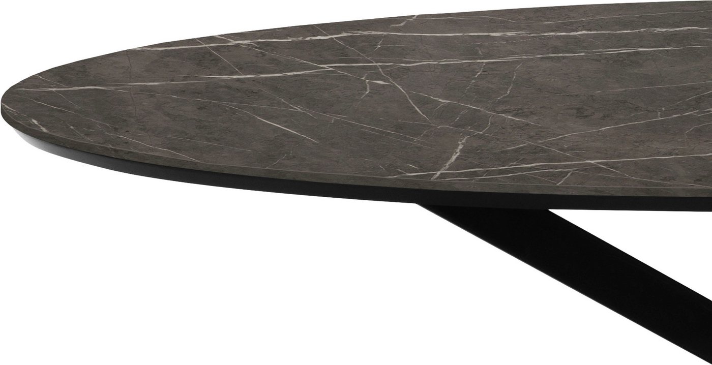 OMG Design Esstisch Wellington (1-St), Hochwertige Melamin-Tischplatte mit Metallgestell – Bild 3 von 5
