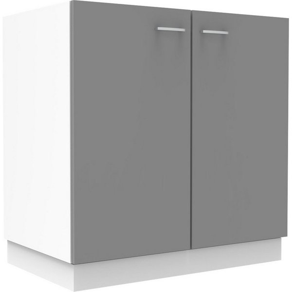OMILI Unterschrank OLVIT - OL-D80 (Küchenschrank, Einzelschränke, 1-St., Breite 80 cm) Front 18mm, SOFTCLOSE, Einfache Selbstmontage
