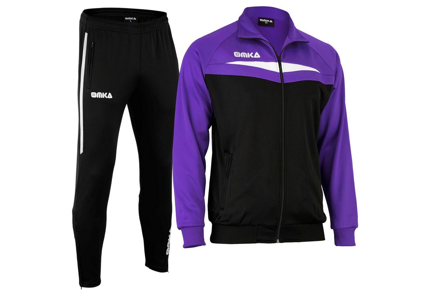OMKA Trainingsanzug OK200K, OMKA Trainingsanzug Sportanzug Jogginganzug Freizeitanzug – Bild 2 von 5