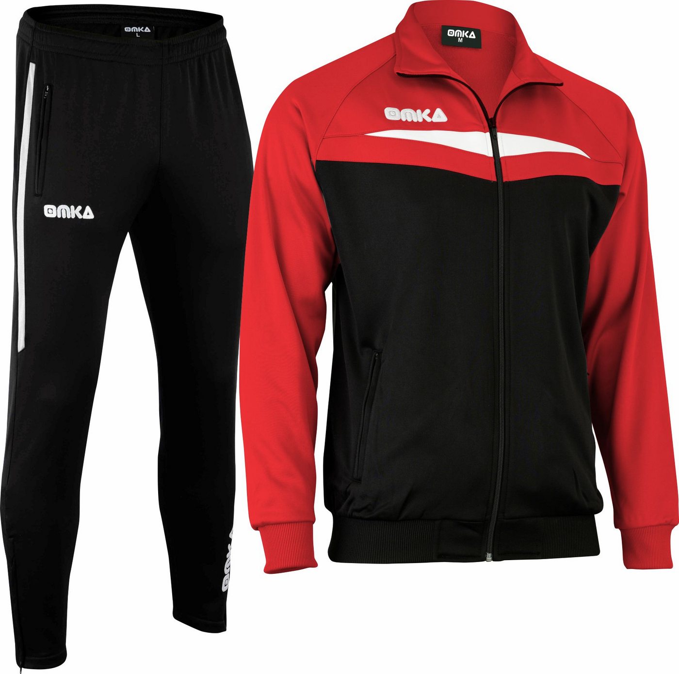 OMKA Trainingsanzug OK200K, OMKA Trainingsanzug Sportanzug Jogginganzug Freizeitanzug – Bild 2 von 5