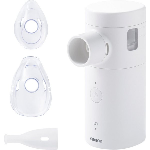 Omron Inhalationsgerät MicroAir Move, besonders leise, für zu Hause und unterwegs, tragbar, für Erwachsene und Kinder ab 6 Monaten, einfach, effizient, wiederau