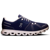 ON Herren Freizeitschuhe Cloud 6, Größe 44 ½ in Silber