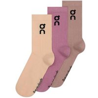 ON Herren Socken He/Uni Logo Sock High 3P, Größe XS in Schwarz