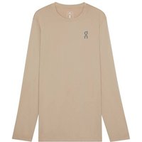 ON Herren T-Shirt Core Long-T, Größe M in Braun