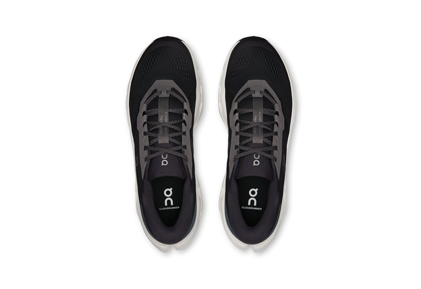 ON RUNNING Cloudrunner 3 BLACK / IVORY Laufschuh – Bild 2 von 5