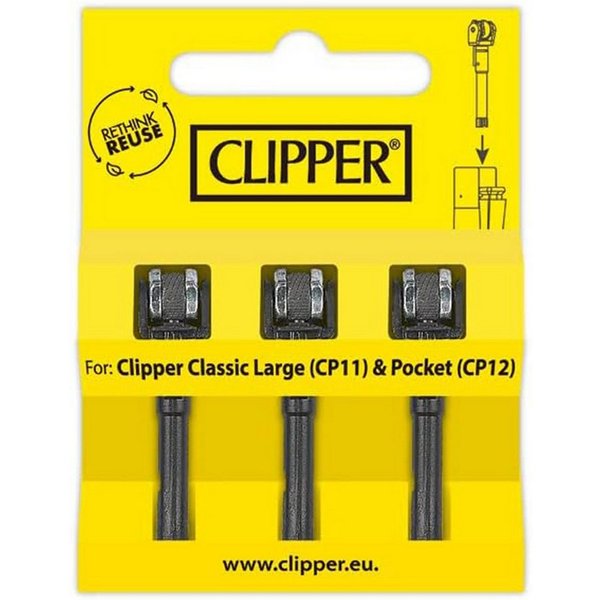 OnAir Feuerzeug 3x Zündräder mit Feuerstein Clipper Flint Set (Zündräder mit Feuerstein, Clipper Flint Set), Flint Set für Feuerzeuge, schnell & einfach ausgeta