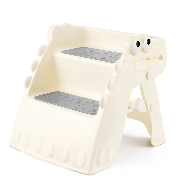 Onasti Tritthocker Kleinkind-Hocker, 2-stufiger faltbarer Tritthocker