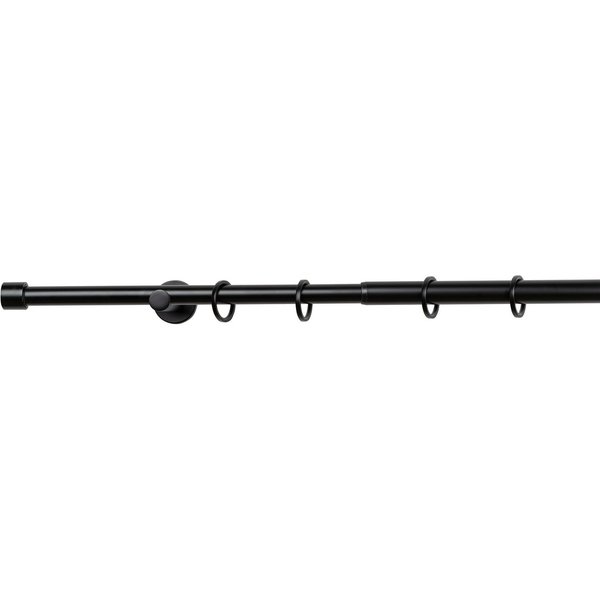 ondeco Gardinenstange Teleskopgarnitur Trendy, Ø 19 mm, 1-läufig, ausziehbar, Bohren, verschraubt