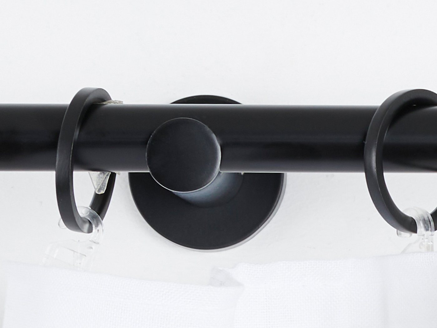 ondeco Gardinenstange Teleskopgarnitur Trendy, Ø 19 mm, 1-läufig, ausziehbar, Bohren, verschraubt – Bild 5 von 5