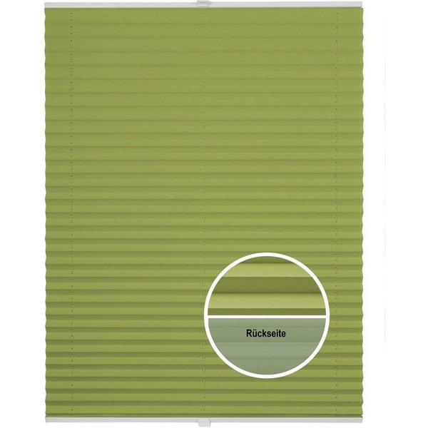 ondeco Plissee Basic Thermo, ohne Bohren, verspannt, Klemmträger mit Feststellschraube