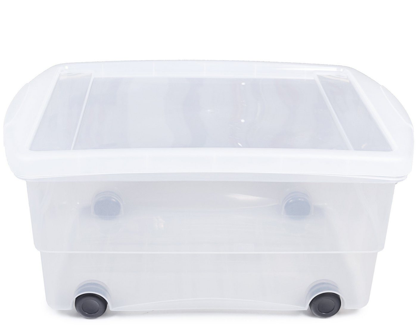 ONDIS24 Aufbewahrungsbox Kunststoffbox, Rollbox, Spielzeugkiste, Aufbewahrungsbox, mit Deckel und Rollen, stapelbar – Bild 2 von 5