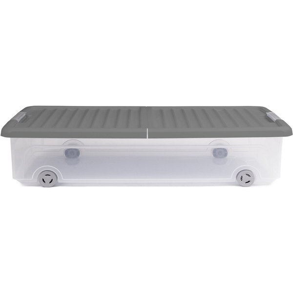 ONDIS24 Aufbewahrungsbox Unterbettbox Rollerbox Aufbewahrungsbox 35 W (1 St), 35 liter