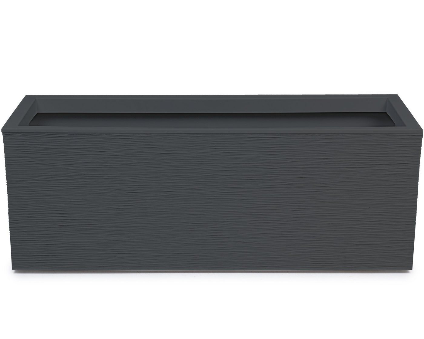 ONDIS24 Blumenkasten Graphit (2 St), 79.5 x 29.5 x 29.5 (H) cm, Pflanzvolumen ca. 57 Liter – Bild 2 von 5