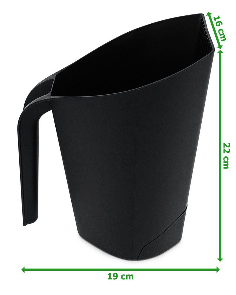 ONDIS24 Schaufel Pelletschaufel, Futterschaufel Pellets, Streusalz, Dünger, Sand, Kamin, leicht & langlebig – Bild 2 von 5
