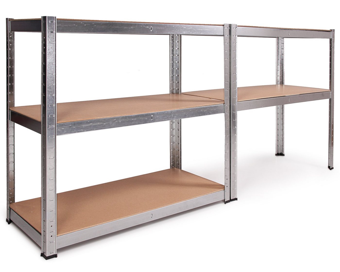 ONDIS24 Schwerlastregal Metallregal Thomas, Lagerregal 90 x 40 x 180 (H) cm, Kellerregal, 1-tlg., 875kg Steckregal mit 5 Einlegeböden, Werkstattregal 5X 175kg b – Bild 5 von 5