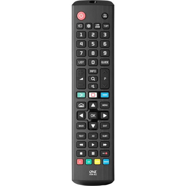 One for All URC4911 Fernbedienung (1-in-1, LG 2.0 Ersatzfernbedienung)