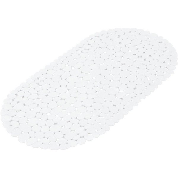 One Home Badematte Steinoptik, mit Saugnäpfen, PVC, abgerundetes Rechteck, rutschhemmender Rücken