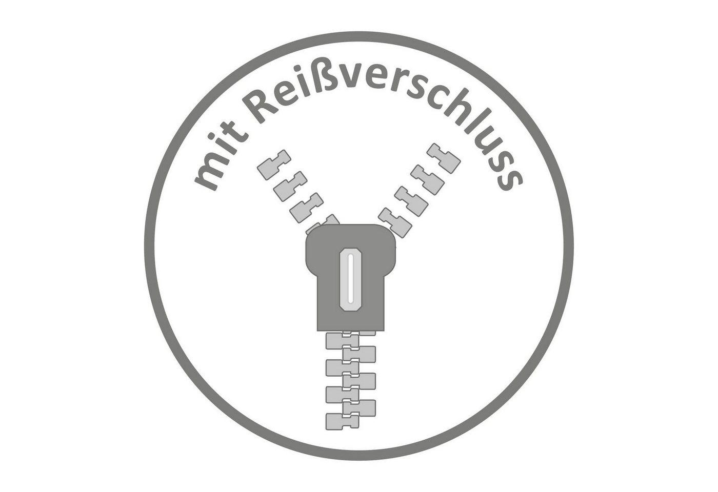 One Home Bettwäsche Doubleface, Mikrofaser, 4 teilig, Uni Wende mit Reißverschluss, Normalgröße – Bild 5 von 5